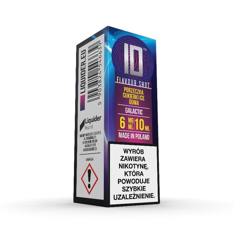 ID E-liquid - 10ml Galactic 6mg | EliqVapoteur