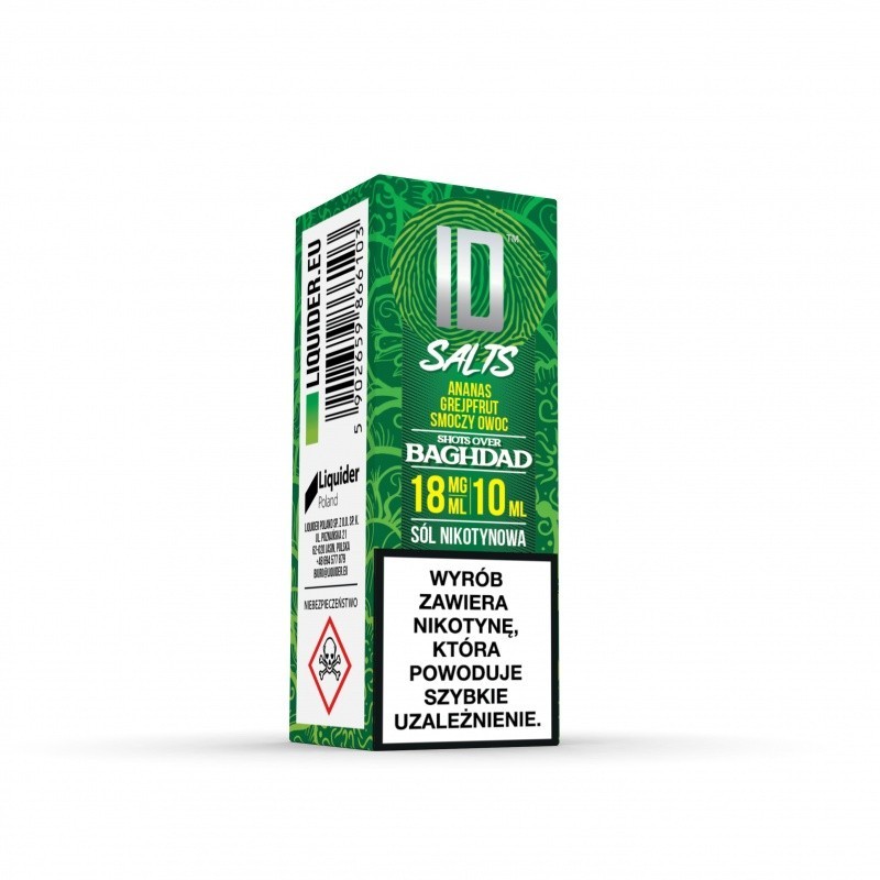 Liquid ID Sel - 10ml Tropic 18mg (A25) | Eliq Vapoteur