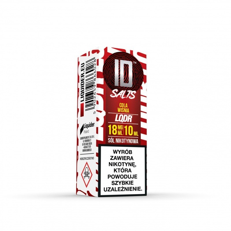 Liquid ID Sel - 10ml Cerise & Cola 18mg (A25) | Eliq Vapoteur