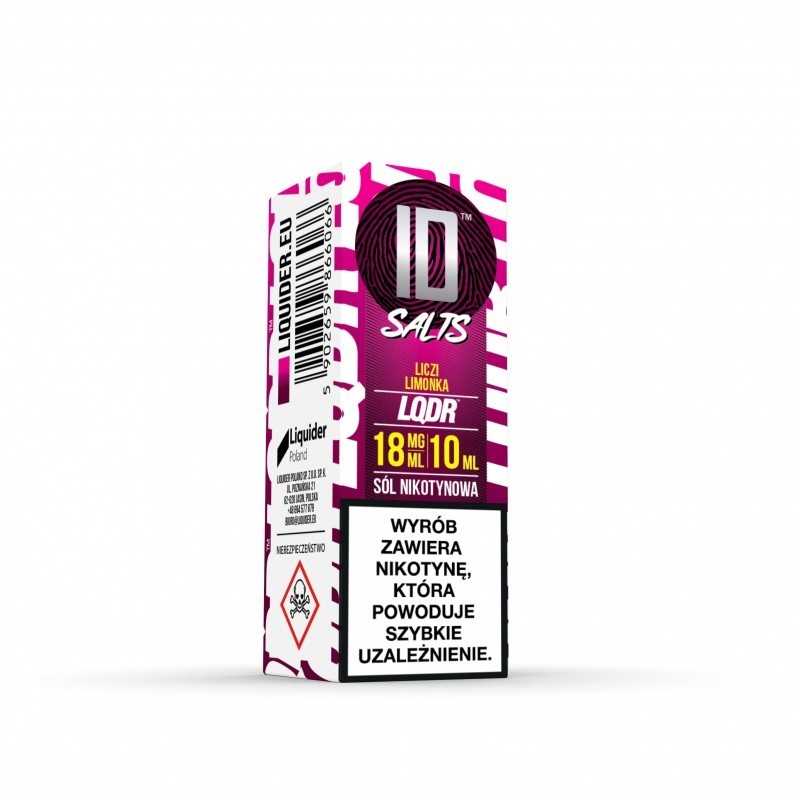 Liquid ID Sel - 10ml Litchi & Citron 18mg (A25) | Eliq Vapoteur