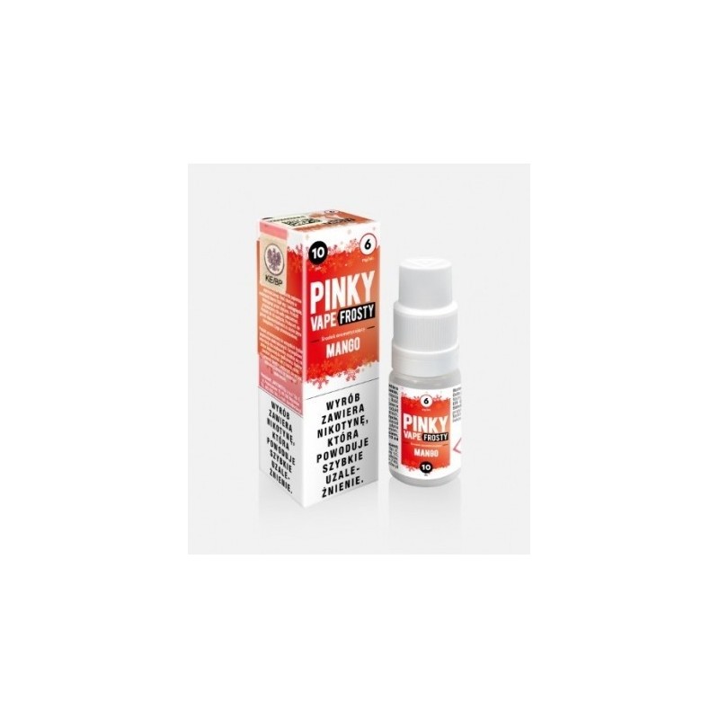 Liquid Pinky Vape Frosty - Mango 6mg 10ml (A25) | Eliq Vapoteur