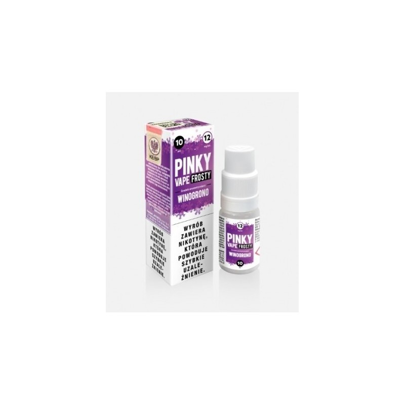 Liquid Pinky Vape Frosty - Winogrono 12mg 10ml (A25) | Eliq Vapoteur