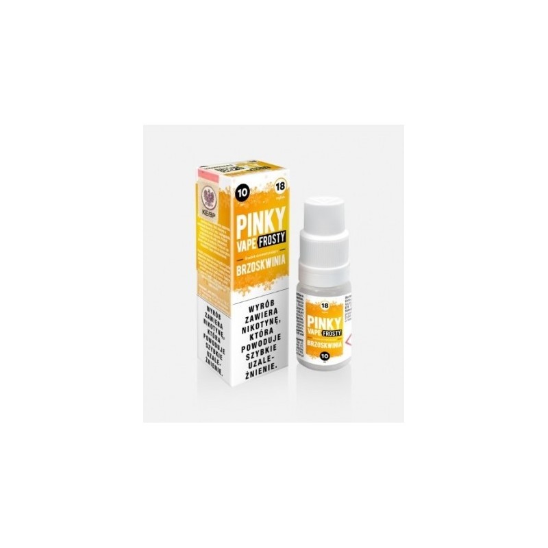Liquid Pinky Vape Frosty - Brzoskwinia 18mg 10ml (A25) | Eliq Vapoteur