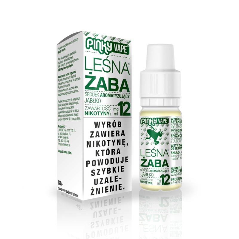 Liquid Pinky Vape - Leśna Żaba 12mg 10ml (A25) | Eliq Vapoteur
