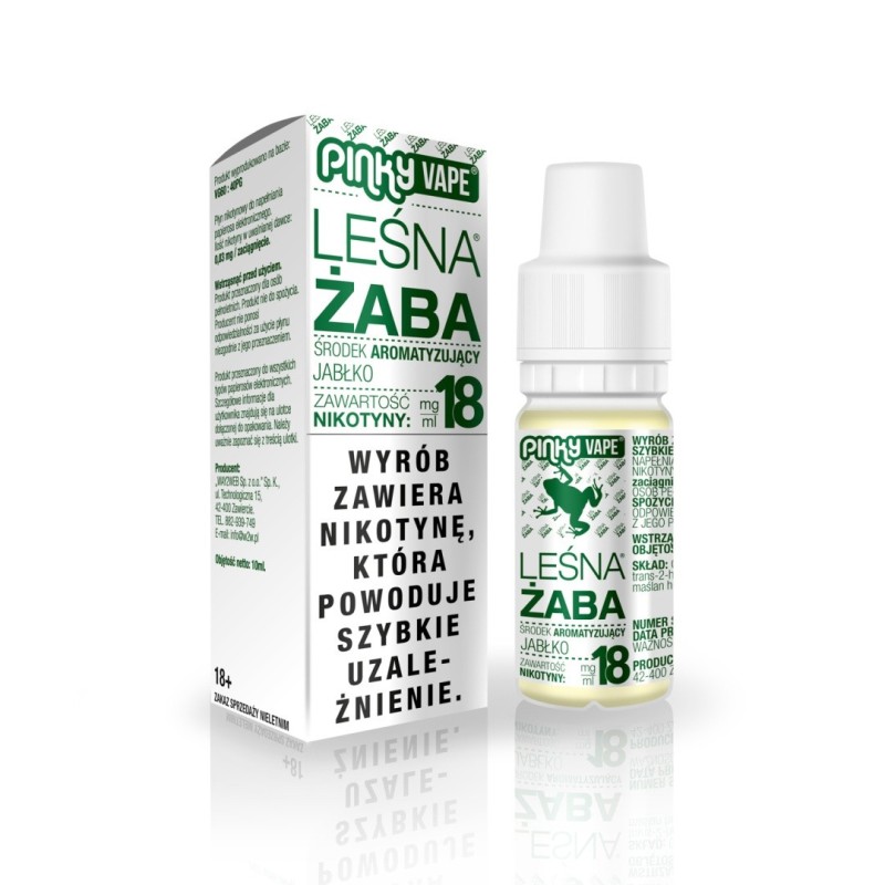 Liquid Pinky Vape - Leśna Żaba 18mg 10ml (A25) | Eliq Vapoteur