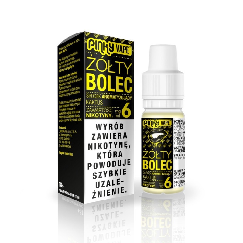 Liquid Pinky Vape - Żółty Bolec 3mg 10ml | Eliq Vapoteur