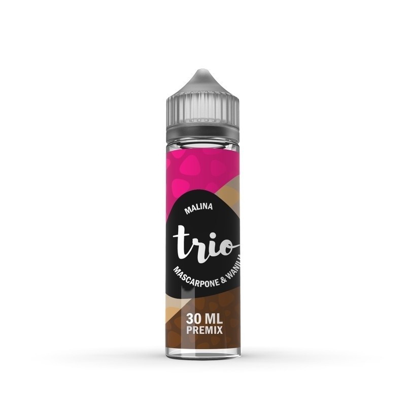 Premix Trio - Malina Mascarpone Wanilia 30/60ML | Eliq Vapoteur