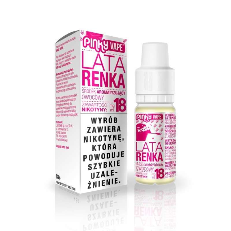 Pinky Vape - Lata Renka 18mg 10ml | EliqVapoteur