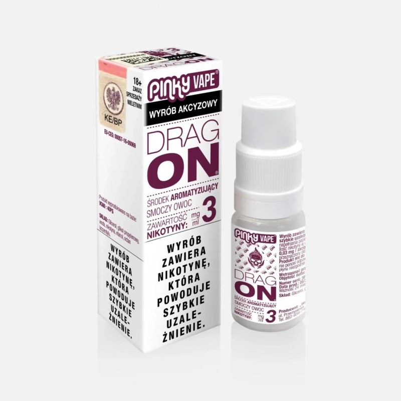 Liquid Pinky Vape - Dragon 3mg 10ml | Eliq Vapoteur