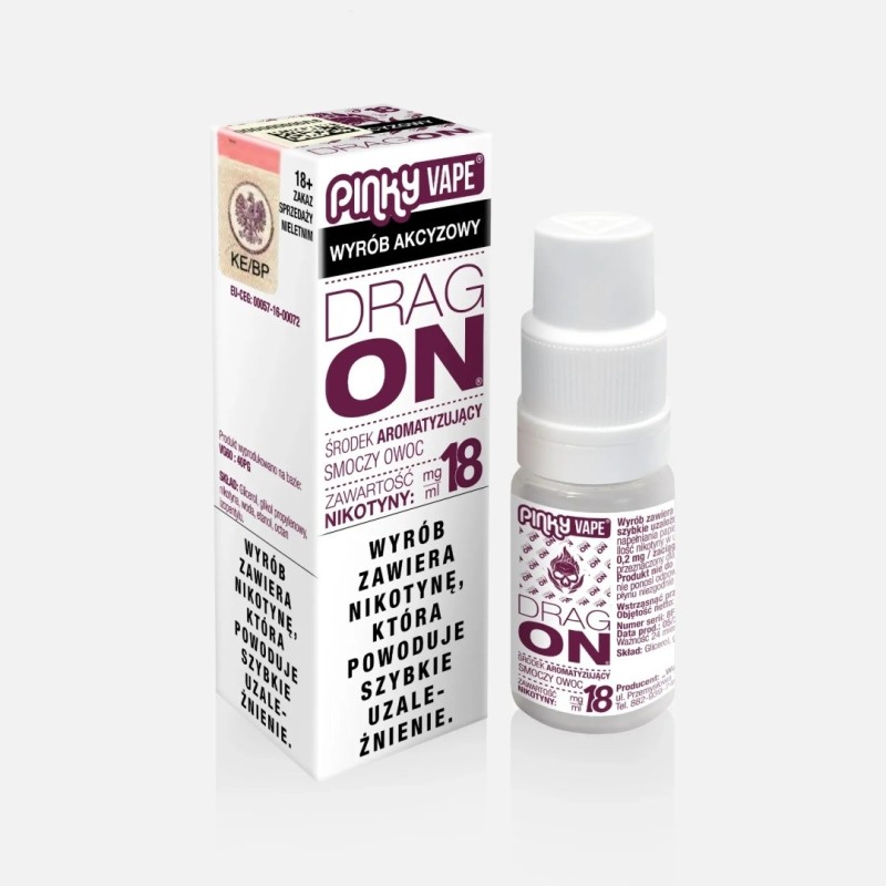 Liquid Pinky Vape - Dragon 18mg 10ml (A25) | Eliq Vapoteur