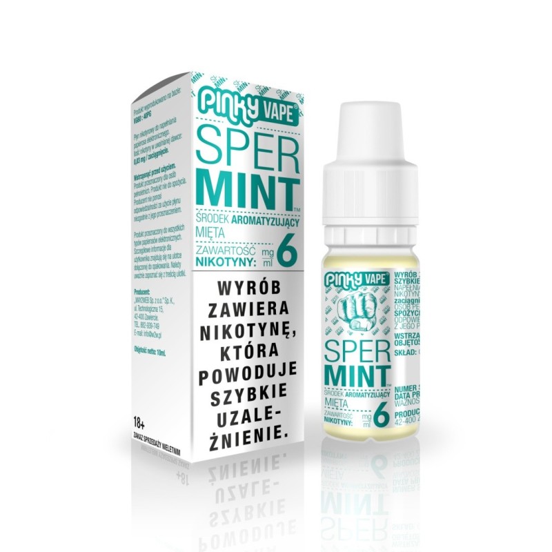 Liquid Pinky Vape - Sper Mint 3mg 10ml | Eliq Vapoteur