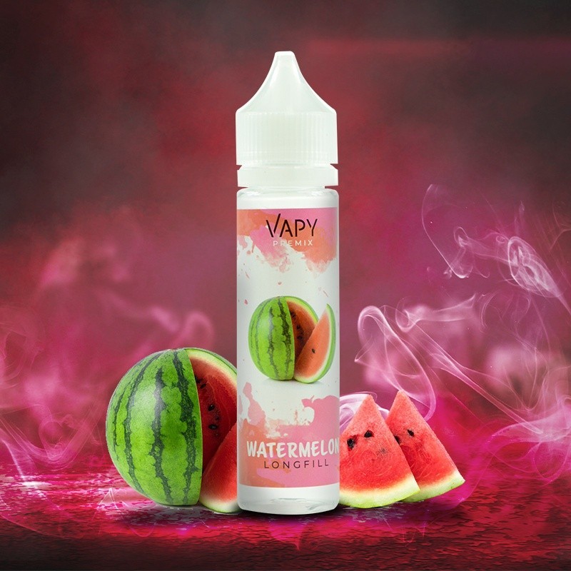Longfill VAPY Premix 10/60ml - Pastèque | Eliq Vapoteur