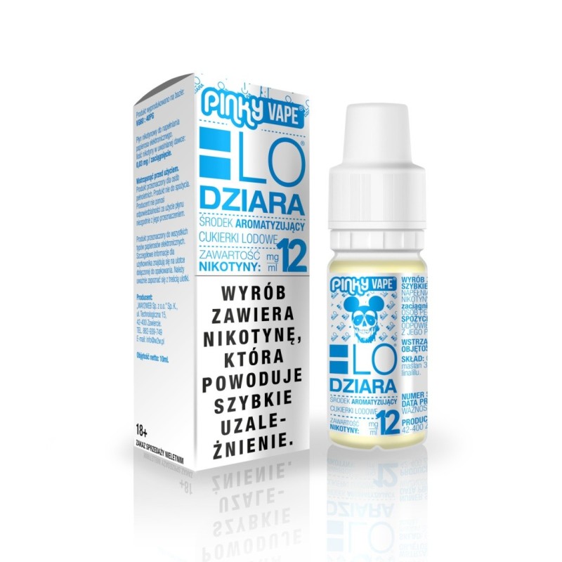Liquid Pinky Vape - Lodziara 12mg 10ml (A25) | Eliq Vapoteur