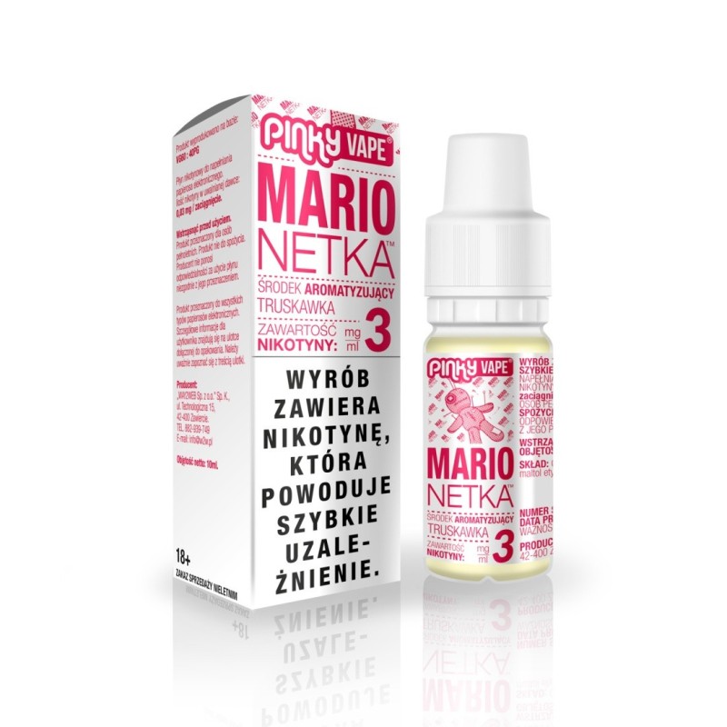 Liquid Pinky Vape - Marionette 3mg 10ml | Eliq Vapoteur