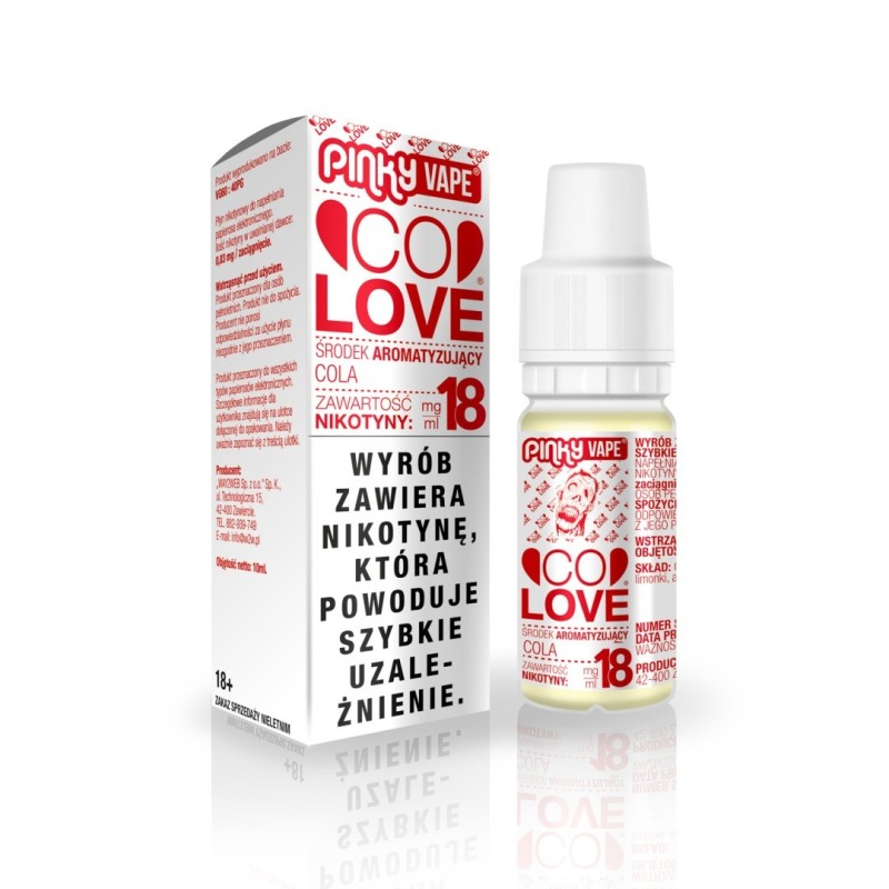 Liquid Pinky Vape - Co Love 18mg 10ml | Eliq Vapoteur