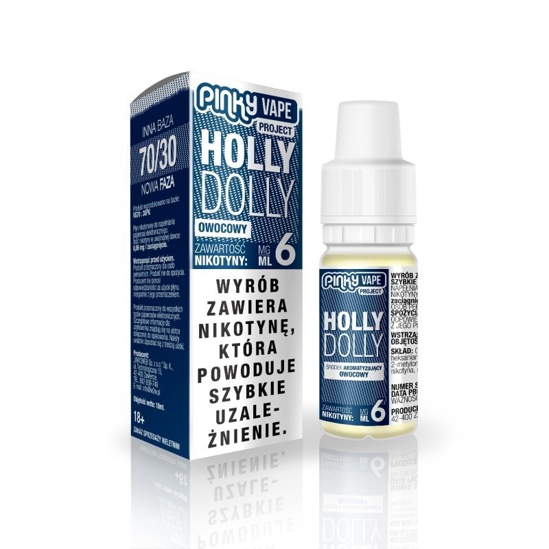 Liquid Pinky Vape - Holly Dolly 3mg 10ml | Eliq Vapoteur