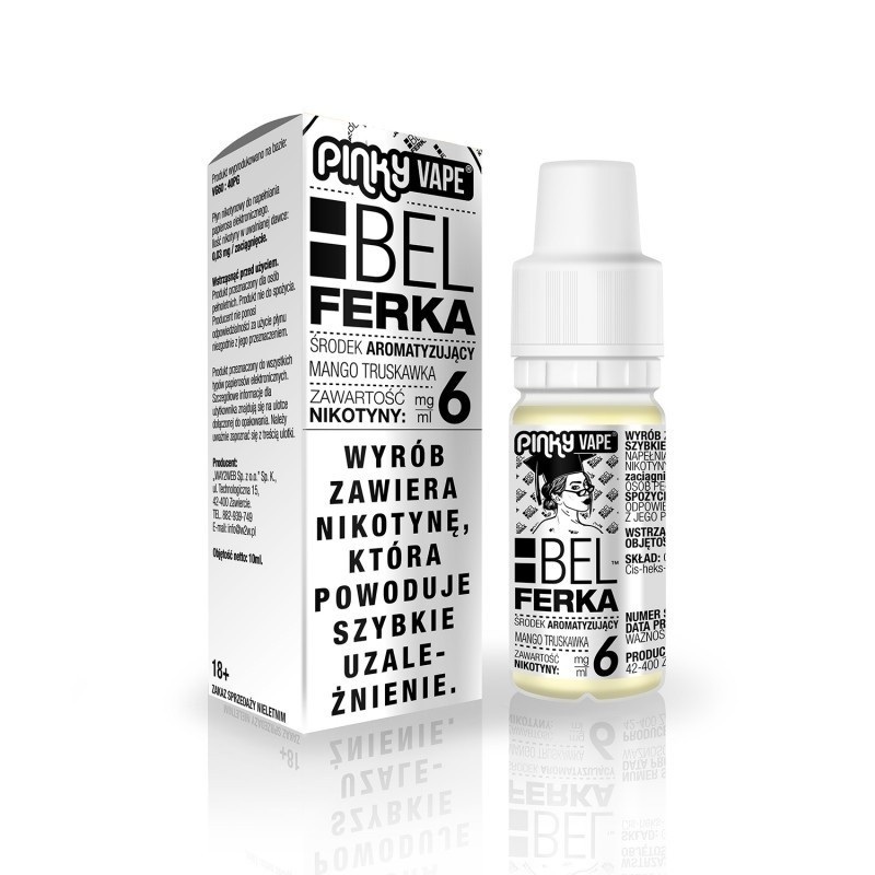 E-liquide Pinky Vape - Belferka 18mg 10ml | EliqVapoteur