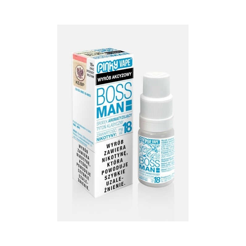 E-liquide Pinky Vape - Bossman 18mg 10ml | EliqVapoteur