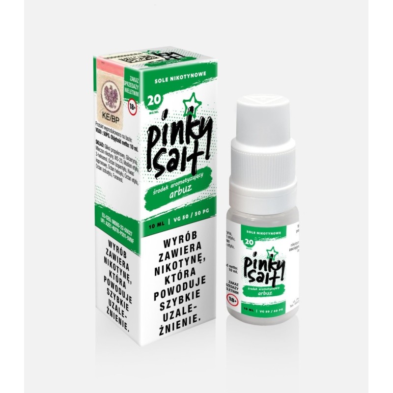 Liquid Pinky Vape Salt - 10ml Pastèque 20mg (A25) | Eliq Vapoteur