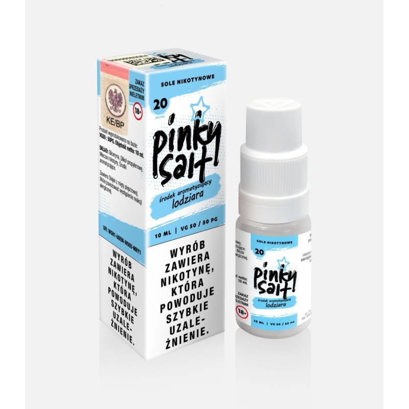 Liquid Pinky Vape Salt - 10ml Lodziara 20mg (A25) | Eliq Vapoteur