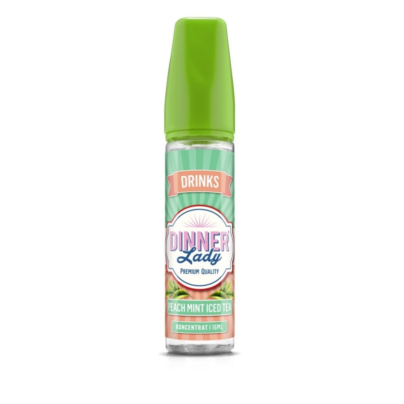 Longfill Dinner Lady 16/60ml - Peach Mint Iced Tea | Eliq Vapoteur