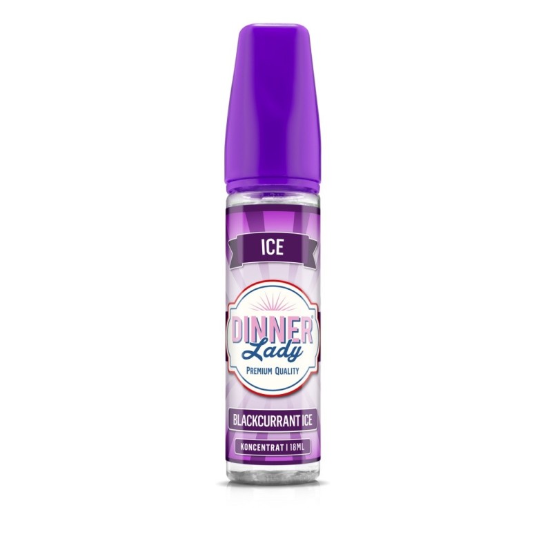 Longfill Dinner Lady 18/60ml - Blackcurrant Ice | Eliq Vapoteur