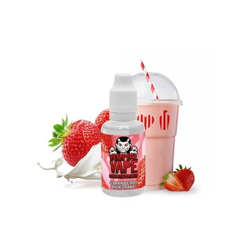 Koncentrat Vampire Vape 30ml - Strawberry MilkShake | Eliq Vapoteur