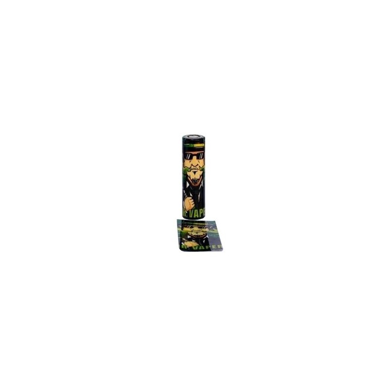 Gaine Thermorétractable - Vape man - pour accumulateur 21700/20700 | EliqVapoteur