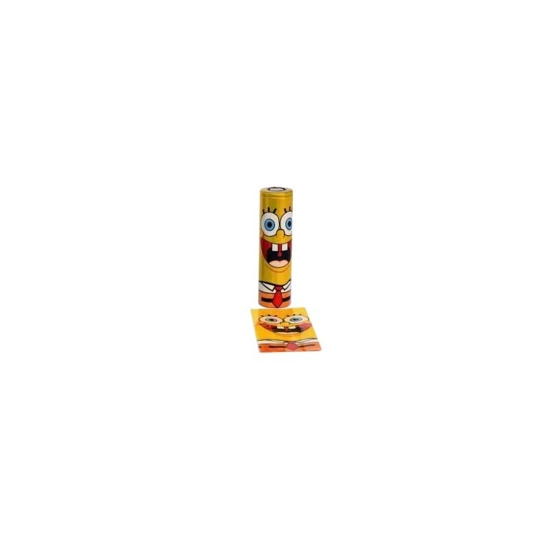 Gaine thermorétractable - Spongebob - pour accumulateur 21700/20700 | EliqVapoteur