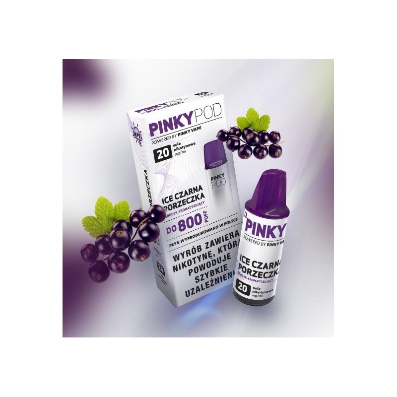 Cartouche Pinky POD-Cassis Noir | EliqVapoteur