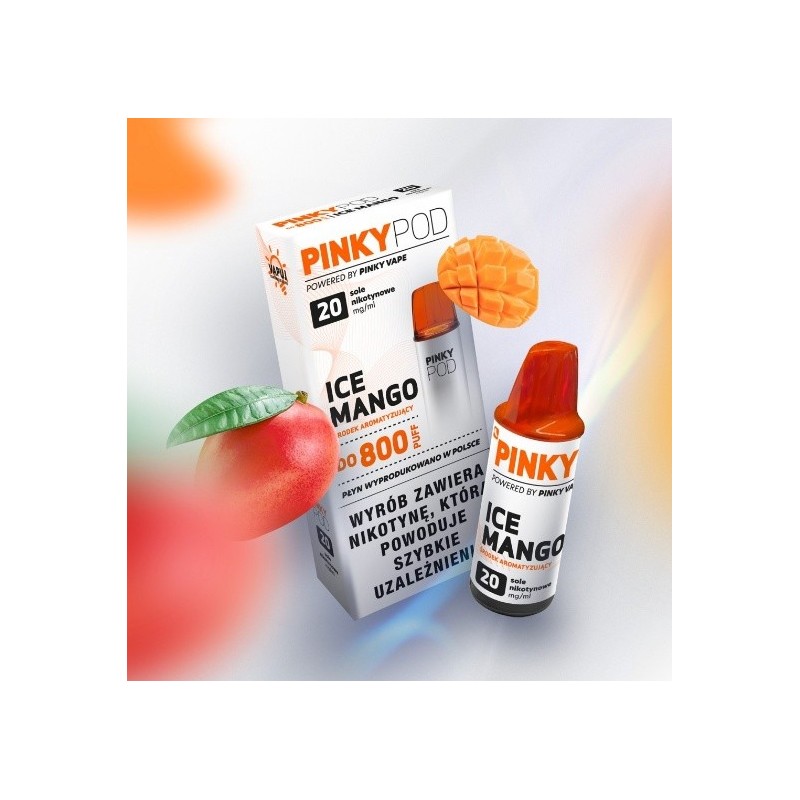 Cartouche Pinky POD-Ice Mangue | EliqVapoteur