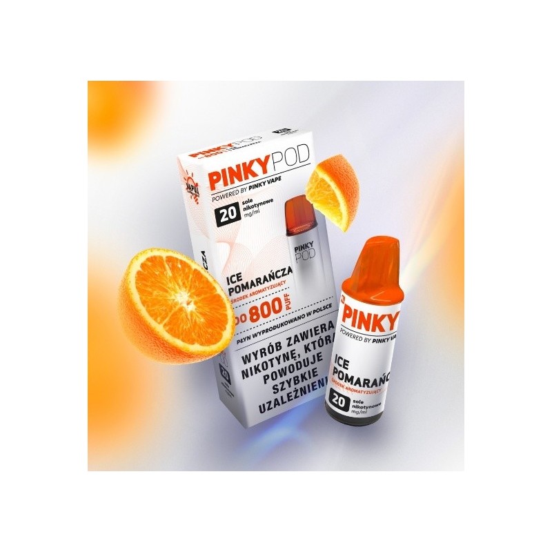 Cartouche Pinky POD-Ice Orange | Eliq Vapoteur