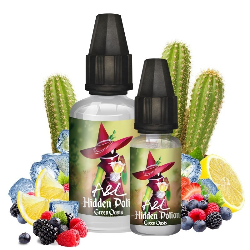 Koncentrat - GREEN OASIS 30ml Hidden Potion by A&L (A25) | Eliq Vapoteur