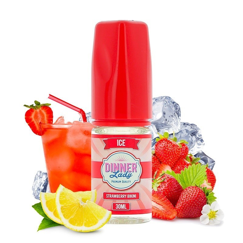 Concentré Dinner Lady - Strawberry Bikini Ice 30ml | EliqVapoteur