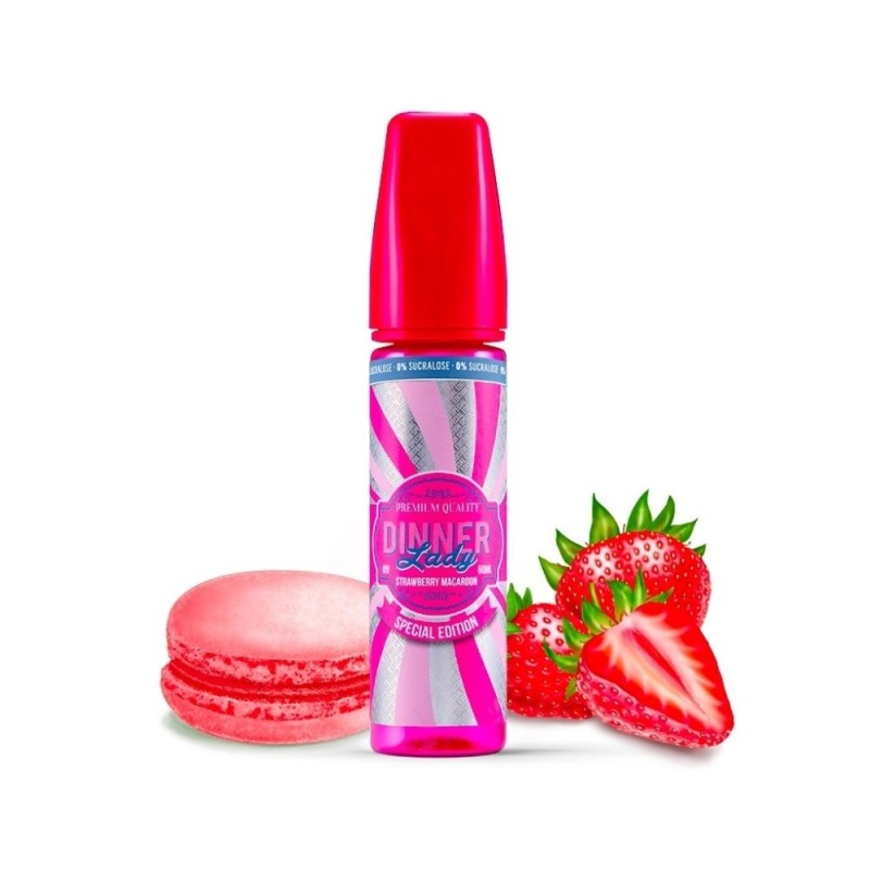 Concentré Dinner Lady - Strawberry Macaroon 30ml | EliqVapoteur