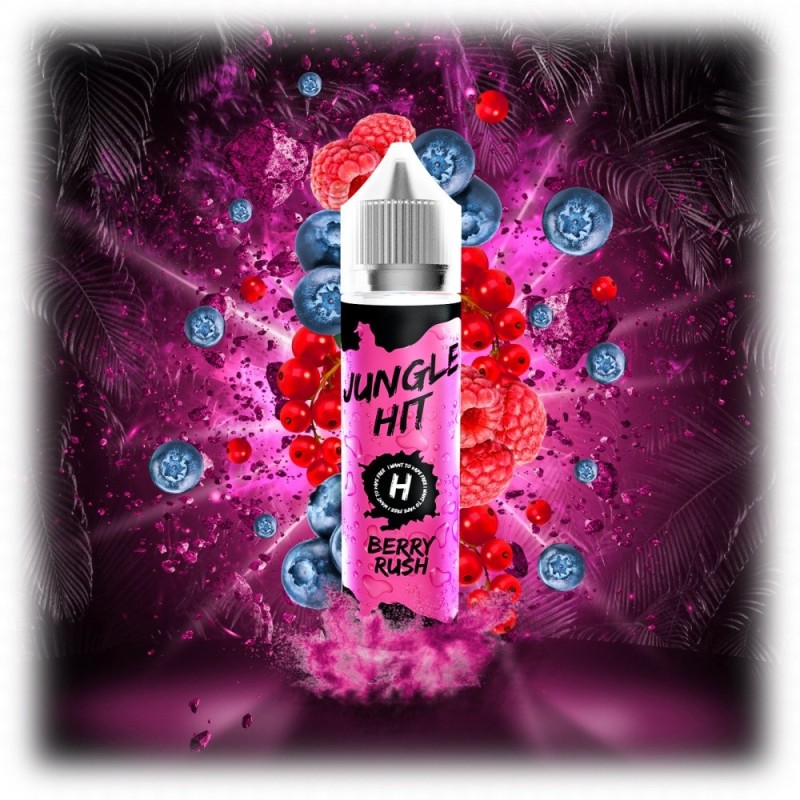Koncentrat Jungle Hit - Berry Rush 10ml (120ml) | Eliq Vapoteur
