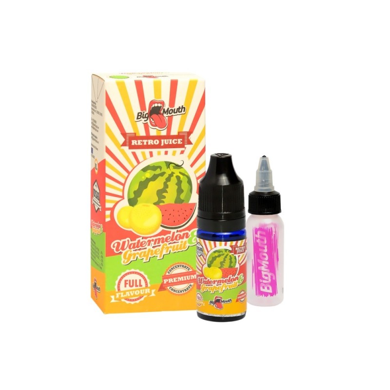 Big Mouth - Watermelon Grapefruit Retro Juice Concentrate 10ml | EliqVapoteur