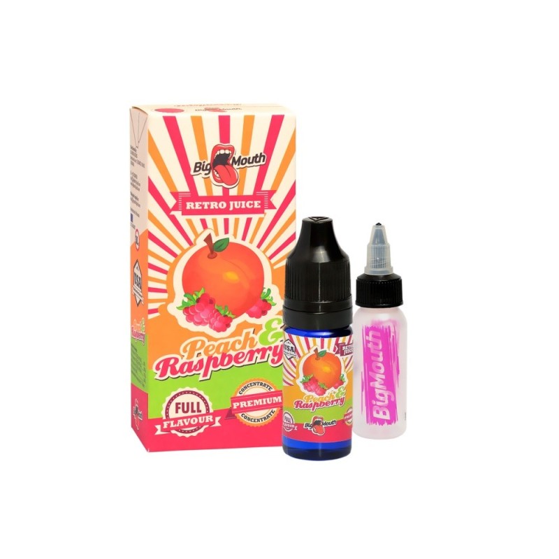 Koncentrat Big Mouth - Peach Raspberry Retro Juice 10ml (A25) | Eliq Vapoteur