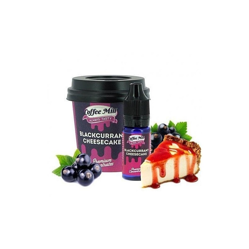 Moulin à café 10ml - Cheesecake de cassis (A25) | Eliq Vapoteur
