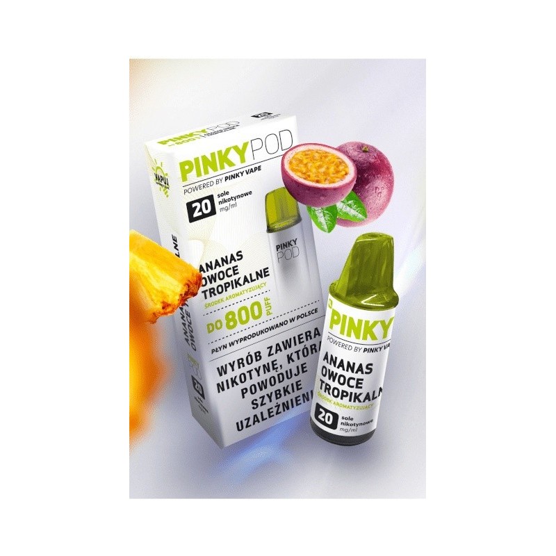 Kartridż Pinky POD-Ananas Fruits Tropicaux | Eliq Vapoteur