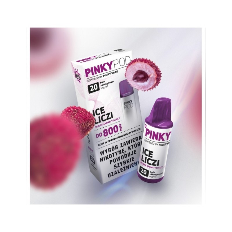 Cartouche Pinky POD-Ice Litchi | EliqVapoteur
