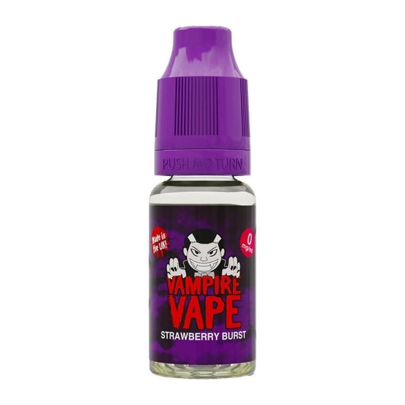 Liquid Vampire Vape Salt 10 ml 10mg - Strawberry Burst | Eliq Vapoteur
