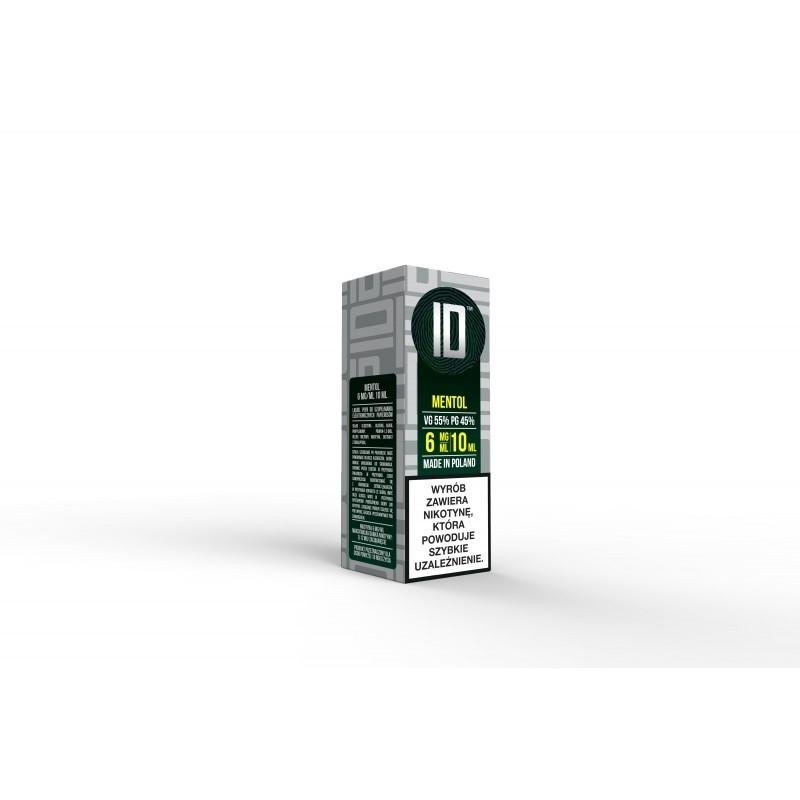 Liquid ID - 10ml Menthol 6mg (A25) | Eliq Vapoteur