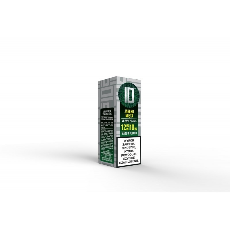 Liquid ID - 10ml Jabłko-Mięta 12mg  (A25) | Eliq Vapoteur