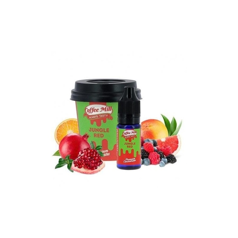 Moulin à café 10ml - Rouge Jungle (A25) | Eliq Vapoteur