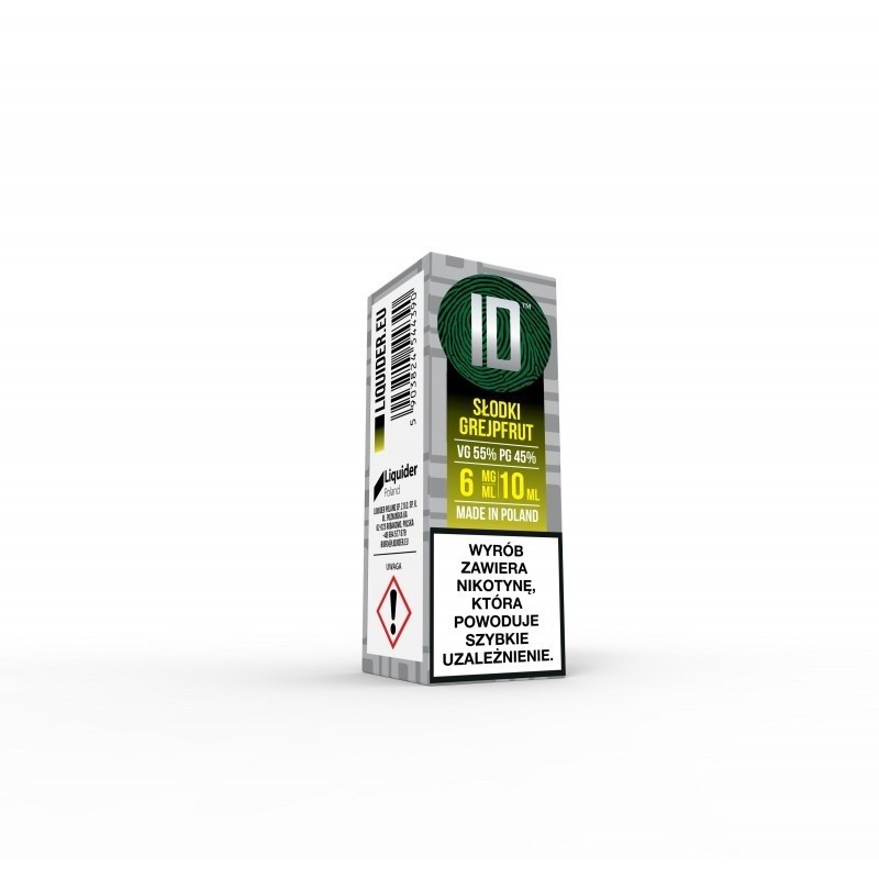 Liquid ID - 10ml Sweet Grapefruit 6mg (A25) | Eliq Vapoteur