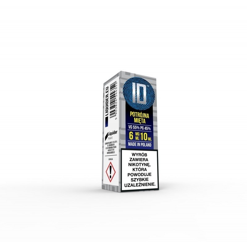 Liquid ID - 10ml Potrójna Mięta 6mg  (A25) | Eliq Vapoteur