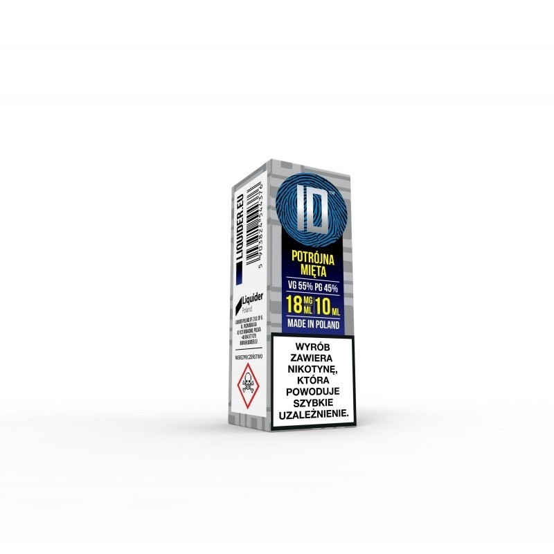 Liquid ID - 10ml Potrójna Mięta 18mg  (A25) | Eliq Vapoteur