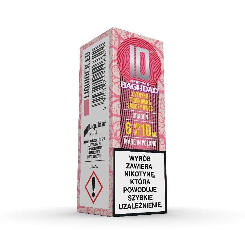 Liquid ID - 10ml Bubble Gum 6mg (A25) | Eliq Vapoteur