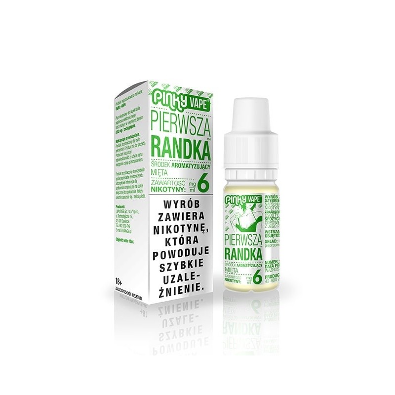 Liquid Pinky Vape - Premier Rendez-vous 6mg 10ml | Eliq Vapoteur